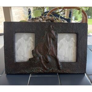 Frame-ology Running Horse Double 3X5 Frame NEW! Western Rustic Equestrian (E3)